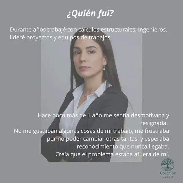 Mi historia y propósito - Lucía Vallejo Coach 3 Presentación de Lucía Vallejo sobre coaching ontológico y transformación organizacional - Slide 3